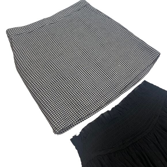 Old Navy Cotton On Women Multi Denim Ruffle Mini Skirt 4Pc Lot Set Size M/S/6/26 - Picture 4 of 8